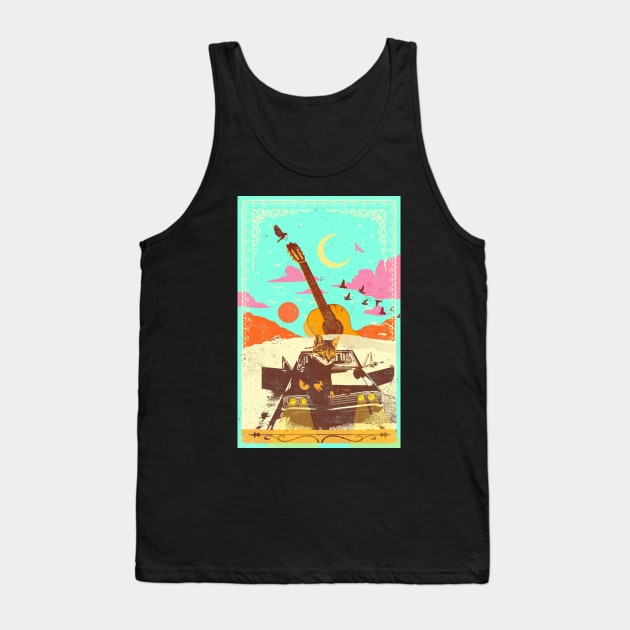 JOHNNY CATSH Tank Top by Showdeer